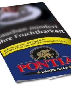 Pontiac Tabak Zware Shag 30g Päckchen Feinschnitt