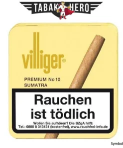 Villiger Premium No10 Sumatra Zigarillos AP (20 Stück)