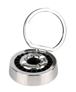 Coney Sternascher mit Deckel chrom poliert 13cm