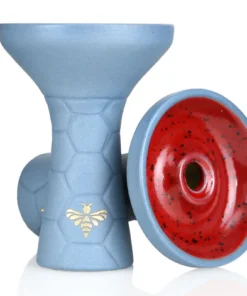 Bee Hookah Phunnel Light Blue – Orange Black