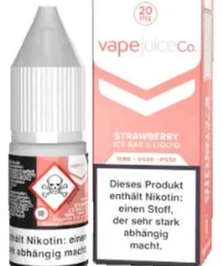 Vape Juice Ice Bar Sweet Strawberry Overdosed NicSalt 20mg