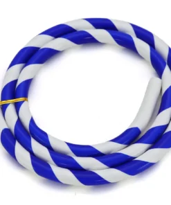 Silikonschlauch Striped Blue White