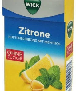 Wick Zitrone ohne Zucker 46g Box