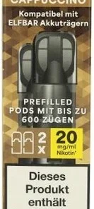 Volar Nikotinsalz Pods Cappuccino 2x2ml 20mg