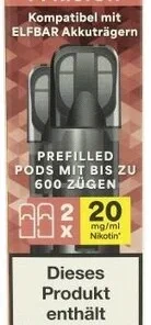 Volar Nikotinsalz Pods Pfirsich 2x2ml 20mg