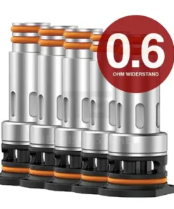 Geekvape – J – Coil – Verdampferkopf – 0.6 Ohm – 5er Paket