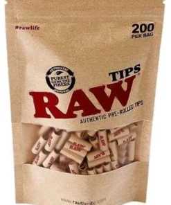 RAW Authentic Pre-Rolled Tips 200 Stück
