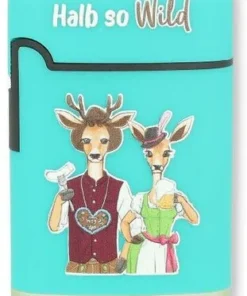Easy Torch Feuerzeug 6v12 Rehe Türkis Halb so WILD