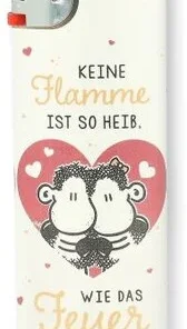 Zorro Sheepworld Heart Keine Flamme ist so heiß, Feuerzeug 2v6
