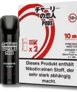 Charlie Lovers Prefilled Pod 2x2ml Japanese Tea 10mg