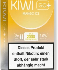 KIWI GO+ Prefilled Pods Mango Ice 2x2ml 20mg
