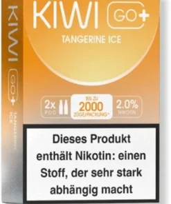 KIWI GO+ Prefilled Pods Tangerine Ice 2x2ml 20mg