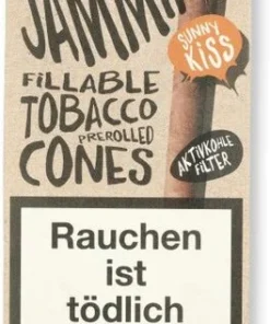 Jammin Fillable Tobacco Prerolled Cones Sunny Kiss 2 Stück