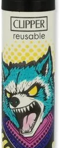 Clipper Feuerzeug Racoons 4v4
