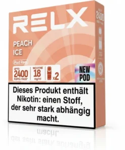 RELX Pod Real Peach Ice Prefilled Pod 2x2ml 18mg