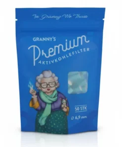Grannys Weed Premium Aktivkohlefilter 6,9mm 50 Stk.