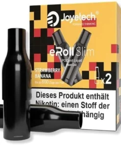 Joyetech eRoll Slim Strawberry Banana Prefilled Pod 2x2ml 20mg