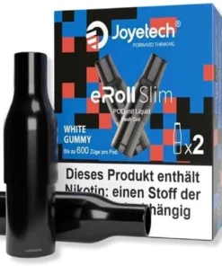Joyetech eRoll Slim White Gummy Prefilled Pod 2x2ml 20mg