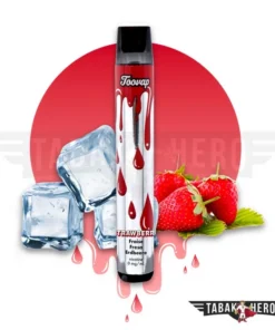 Toovap Erdbeere Einweg E-Zigarette Vape 0mg (1 Stück)