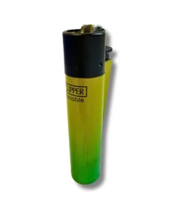Clipper Feuerzeug Crystal Gradient Grün Gelb