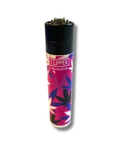 Clipper Feuerzeug Pink Leaves 3 3/4