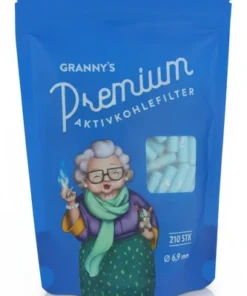 Grannys Weed Premium Aktivkohlefilter 6,9mm 210 Stk.