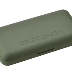 TOBOX Green Tabakbox mit Feuerzeughalter Grün