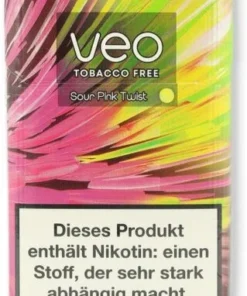 VEO Tobacco free Sour Pink Twist Click 20er