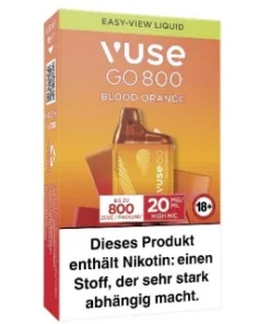 Vuse GO 800 Blood Orange Vape Einweg E-Zigarette 20mg AP