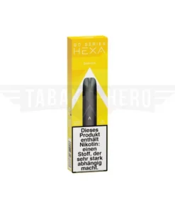 HEXA Go Banane 18mg 750 Züge Vape Einweg E-Zigarette