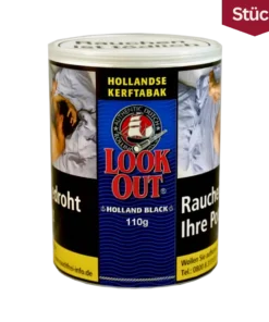 Look Out Holland Black Zware Tabak Feinschnitt Dose (150g)