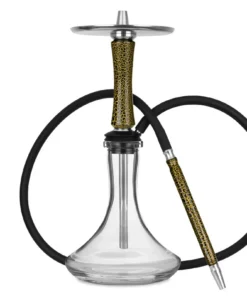 Hawk Hookah One Gold Black