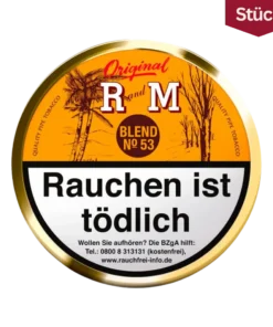 R and M Blend No 53 Tabak Pfeifentabak Dose (100g)