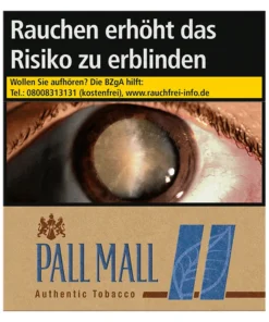 Pall Mall Zigaretten Authentic Blue 10 € (8×26)