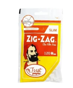 Zig-Zag Just Paper Slim Filter 6mm – 120 Stück (Einzelpackung)
