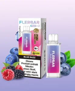 FLERBAR Pods – Blue Razz – 20mg