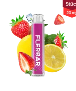 Flerbar M Strawberry Lemonade Vape Einweg E-Zigarette 20mg