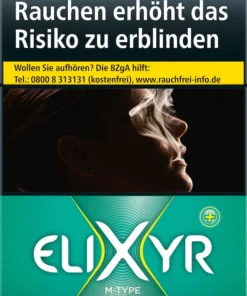 ELIXYR+ Grün Zigaretten XL 10,00 Euro (8×27)