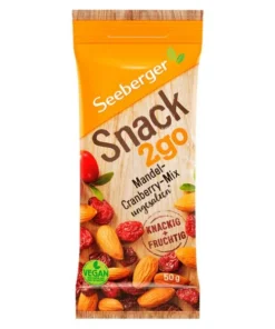 Seeberger Snack 2go Mandel Cranberry Mix (12x50g)