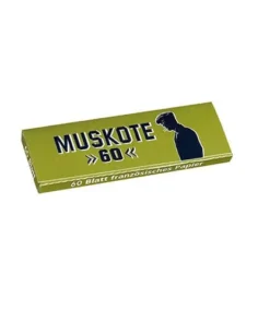 Zigarettenpapier Muskote Grün 1 Heftchen à 60 Blättchen