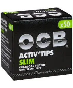 Zigarettenfilter OCB aktiv’tips slim 7mm 50 Filter