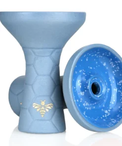 Bee Hookah Phunnel Light Blue – Light Blue White