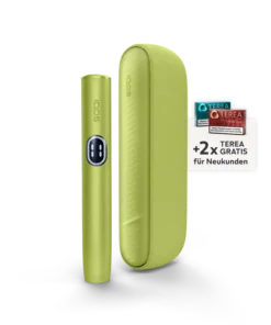 IQOS ILUMA i Leaf Green + Gratis TEREA Sticks bei Registrierung