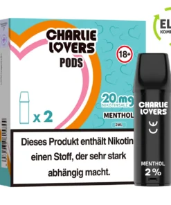Charlie Lovers Pods – Menthol 2 St. 20mg/ml