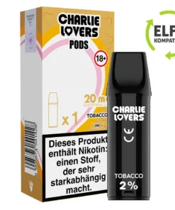 Charlie Lovers Pods – Tobacco – 1St. 20mg/ml
