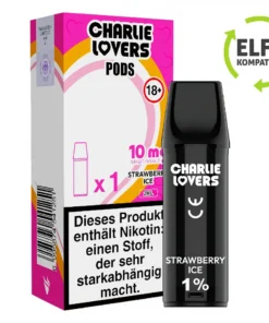 Charlie Lovers Pods – Strawberry Ice – 1St. 10mg/ml