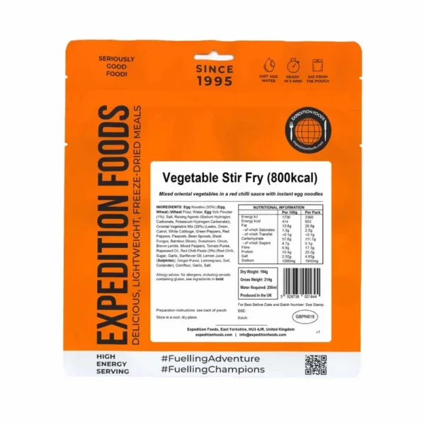 Légumes sautés aux nouilles – Grand format