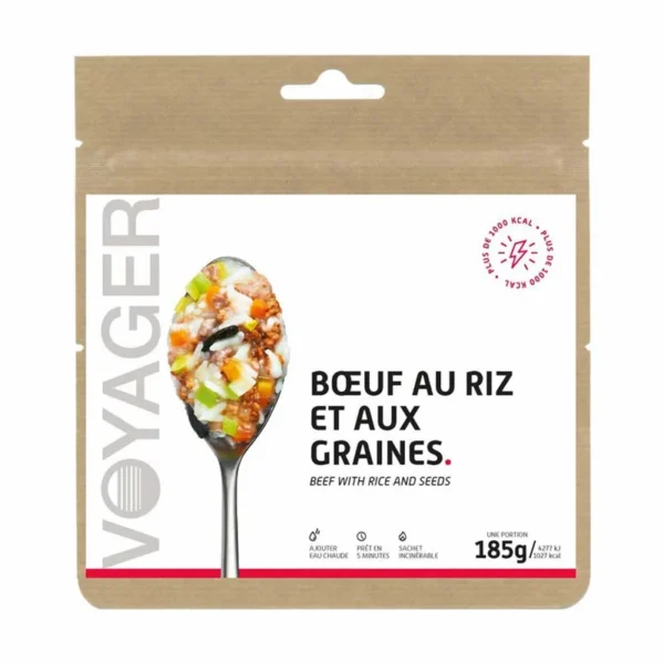 Boeuf au riz et aux graines de courge – Grand format