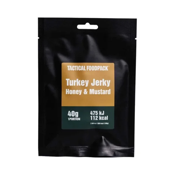 Turkey Jerky – Dinde séchée miel et moutarde – 40 g