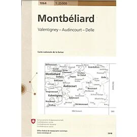 1064 MONTBELIARD ECHELLE 1 25 000